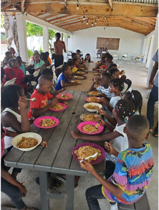 food for Haitian children